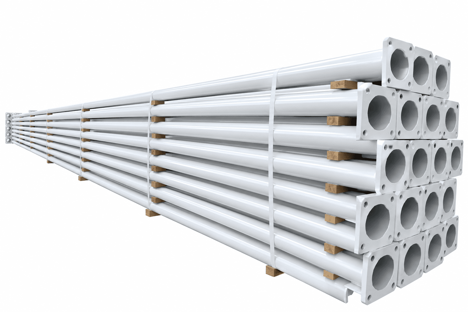 Powder Coated Pole Raj Sales